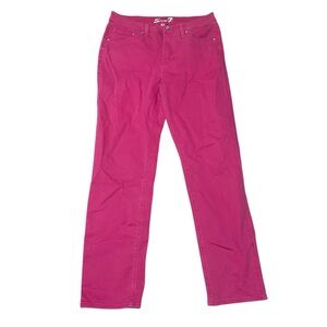 Seven7 Pink Straight Leg Jeans
